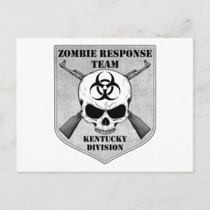 Cartão Postal Equipe de Resposta Zumbi: Divisão Kentucky