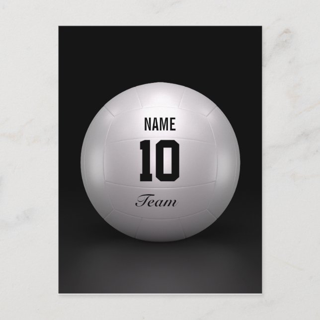 Cartão Postal Equipe de Voleibol (Frente)