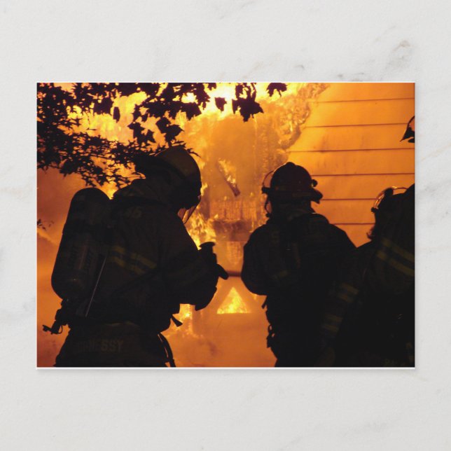 Cartão Postal Equipe do Bombeiro (Frente)