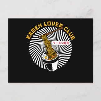 Cartão Postal Equipe do Clube Ramen Lover | Presente para o asfa