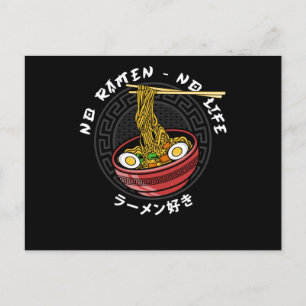 Cartão Postal Equipe do Clube Ramen Sem Ramen Sem Vida