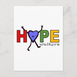 Cartão Postal Equipe Hope Walkers para Walk Your A.S. Off