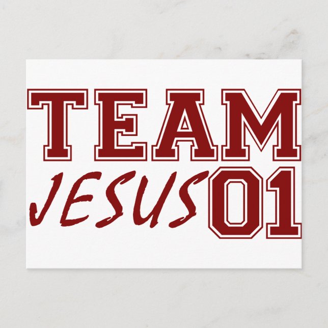 Cartão Postal Equipe Jesus (Frente)