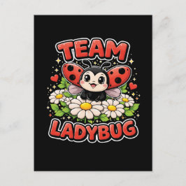 Cartão Postal Equipe Ladybug