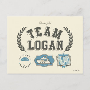 Cartão Postal Equipe Logan Gilmore Girls Design