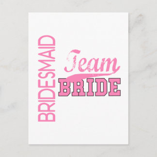 Cartão Postal Equipe Noiva 1 BRIDESMAID