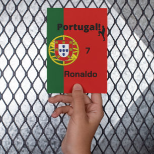 Cartão Postal Equipe Portugal Edição Bandeira, personalizada