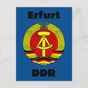 Cartão Postal Erfurt, Alemanha Oriental, RDA, Erfurt, Alemanha O