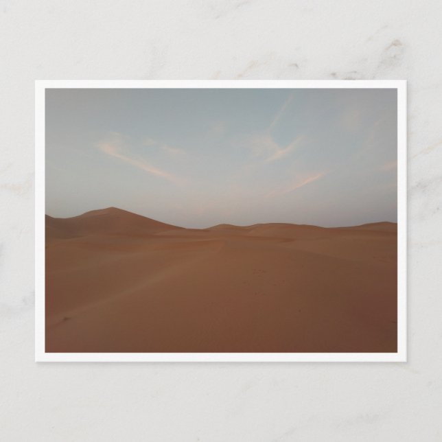 Cartão Postal Erg Chebbi, Merzouga (Marrocos) (Frente)