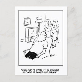 Cartão Postal Eric não verá o orçamento na TV