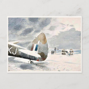 Cartão Postal Eric Ravilious, Aeronave De Descongelação
