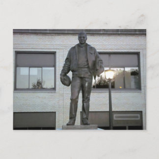 Cartão Postal Ernie Davis Memorial Estátua em Elmira, NY