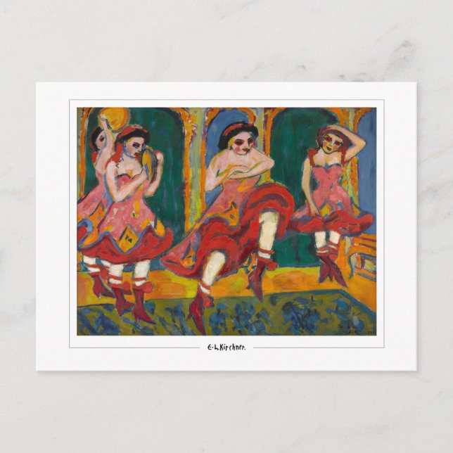 Cartão Postal Ernst Ludwig Kirchner #16 - Cartão-postal de arte (Frente)