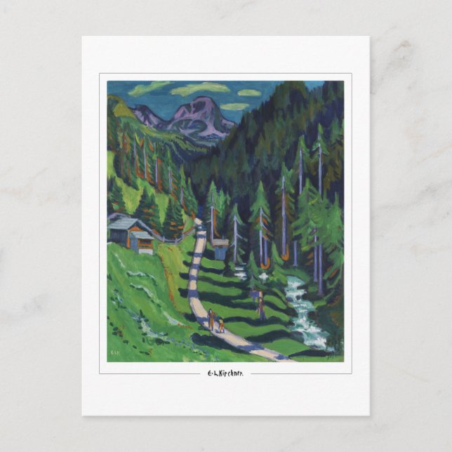 Cartão Postal Ernst Ludwig Kirchner #338 - Cartão-postal de arte (Frente)