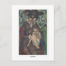 Ernst Ludwig Kirchner #3-2 - Cartão-postal de arte