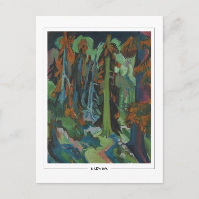 Cartão Postal Ernst Ludwig Kirchner #544-2 - Cartão-postal de Be (Frente)