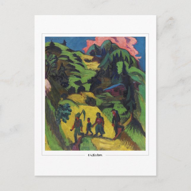 Cartão Postal Ernst Ludwig Kirchner #54-2 - Cartão-postal de art (Frente)
