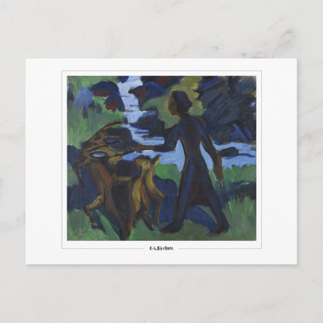 Cartão Postal Ernst Ludwig Kirchner #650-2 - Cartão-postal de Be (Frente)