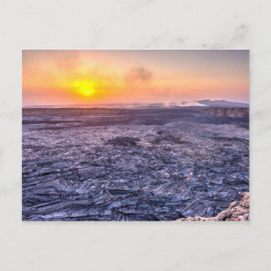 Cartão Postal Erta Ale Volcano, Etiópia Cartão-postal