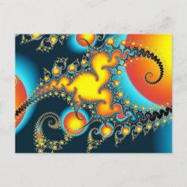 Cartão Postal Erupção de Fogo