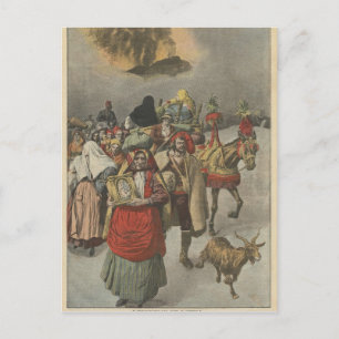 Cartão Postal Erupção do Monte Etna