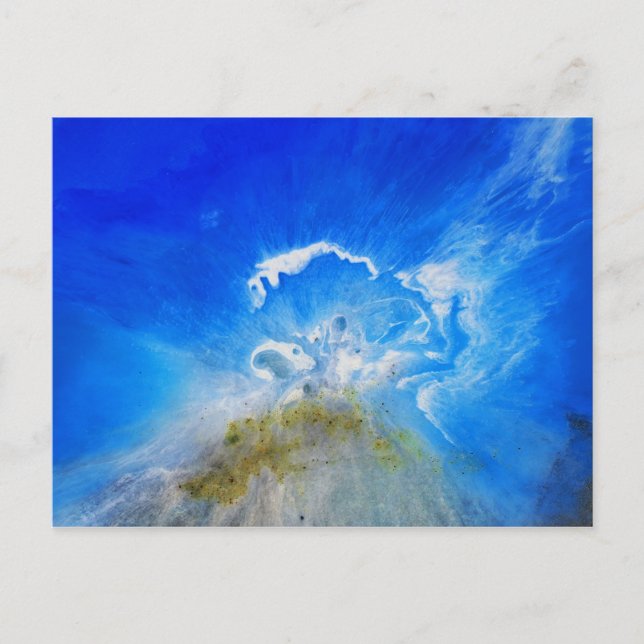 Cartão Postal Erupção vulcânica (Frente)