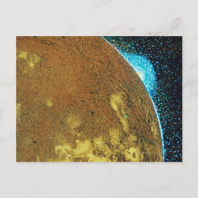 Cartão Postal Erupção vulcânica em Io (Frente)