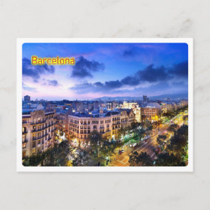 Cartão Postal ES Europa - Espanha - Barcelona -