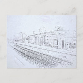 Cartão Postal Esboço da Estação Ferroviária de Todmorden, Estilo