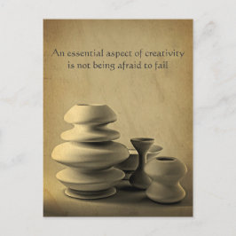 Cartão Postal Esboço de Lápis de Carvão com Potência Estática Ce