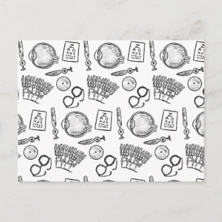 Cartão Postal Esboços de Oftalmologia