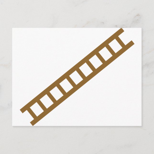 Cartão Postal escada de madeira (Frente)