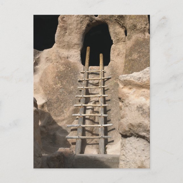 Cartão Postal Escada e Entrada do Cliff Dwelling (Frente)