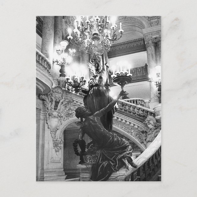 Cartão Postal Escadaria da Ópera (Frente)