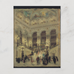 Cartão Postal Escadaria da Ópera, 1877