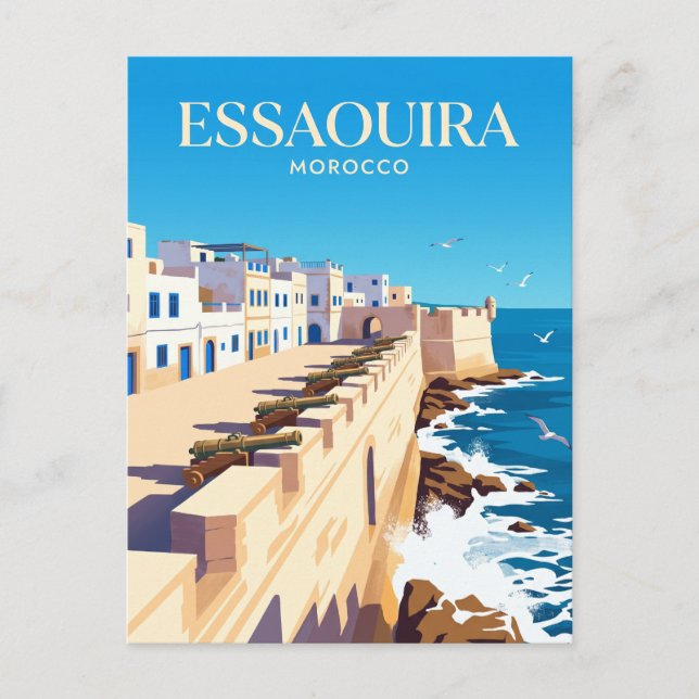 Cartão Postal Escala da Cidade Marrocos (Frente)