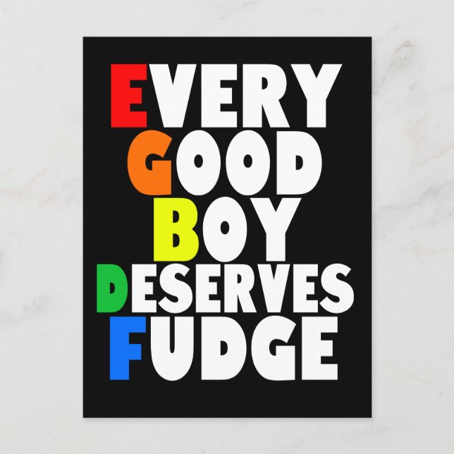 Cartão Postal Escala Musical no Arco-Íris (Frente)