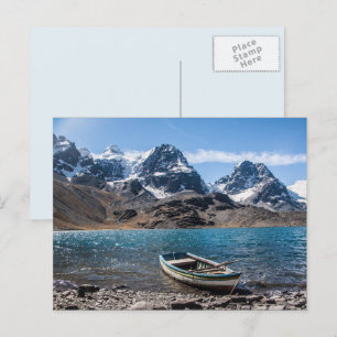 Cartão Postal Escalada da Montanha dos Andes Pico de Gelo - Cami