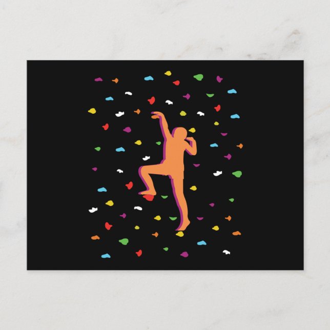 Cartão Postal Escalada de Blocos Escalada de Blocos (Frente)