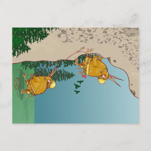 Cartão Postal Escalada de Kiwi Bird