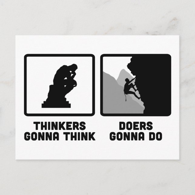 Cartão Postal Escalada de Rock (Frente)