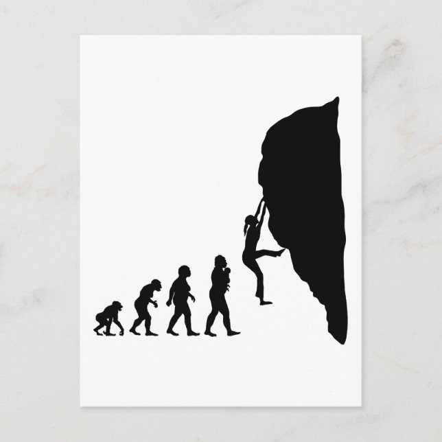 Cartão Postal Escalada de Rock (Frente)