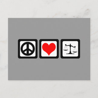 Cartão Postal Escalas de justiça