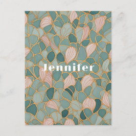 Cartão Postal Escalas Místicas: Pastel Fantasy