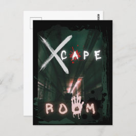 Cartão Postal Escape Room Oculta Enigma