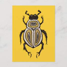 Cartão Postal Escarpa Amarelo Inseto