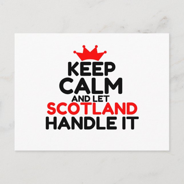 CARTÃO POSTAL ESCÓCIA (Frente)