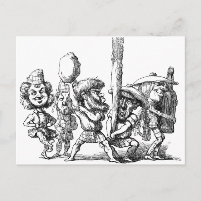 Cartão Postal Escócia (Frente)