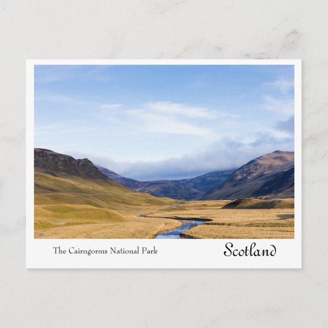 Cartão Postal Escócia - Cairngorms (Frente)