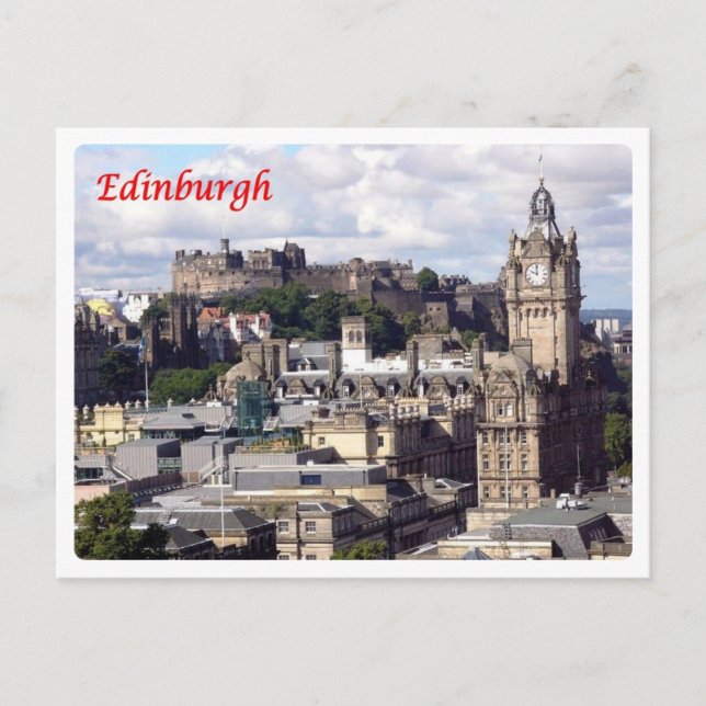 Cartão Postal Escócia - Edimburgo - (Frente)